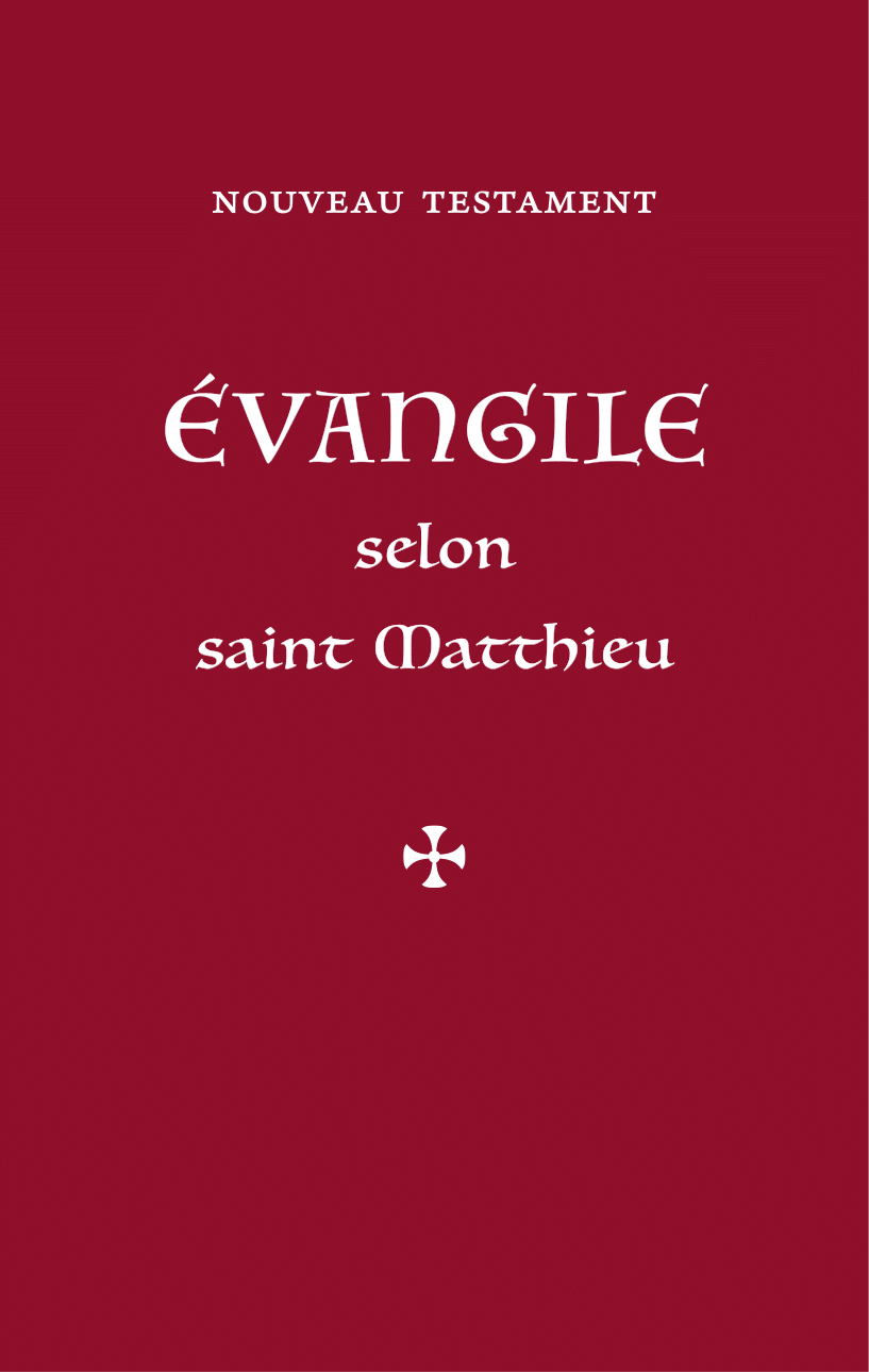 &Eacute;vangile selon saint Matthieu
