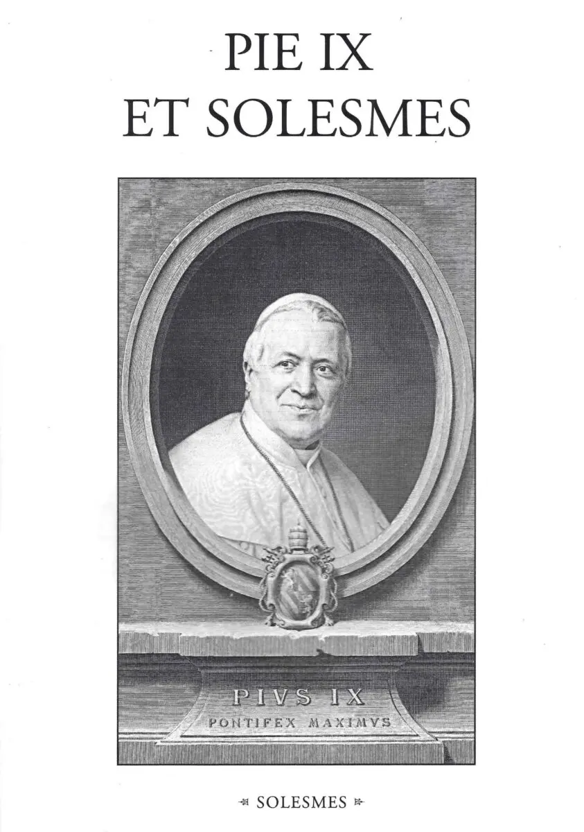 Pie IX et Solesmes